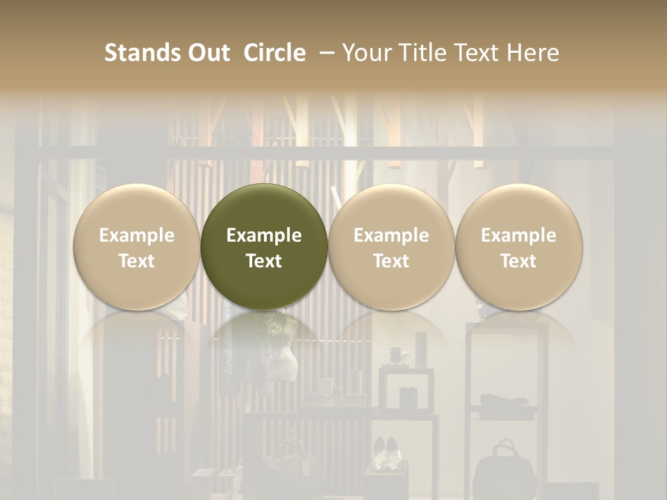 Market Mall Leather PowerPoint Template