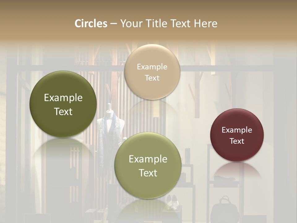 Market Mall Leather PowerPoint Template