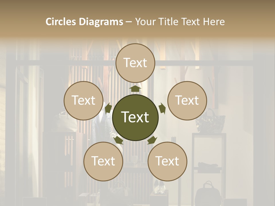 Market Mall Leather PowerPoint Template