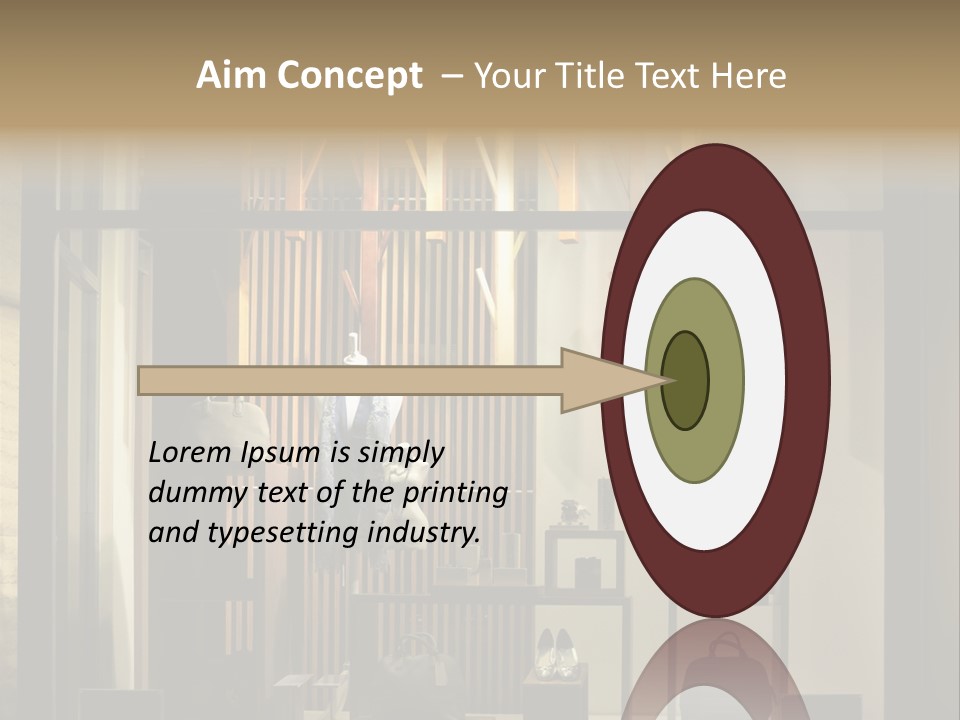 Market Mall Leather PowerPoint Template