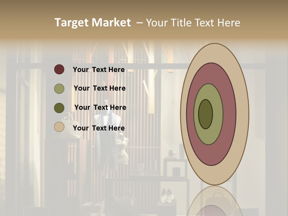 Market Mall Leather PowerPoint Template