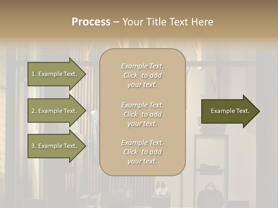 Market Mall Leather PowerPoint Template