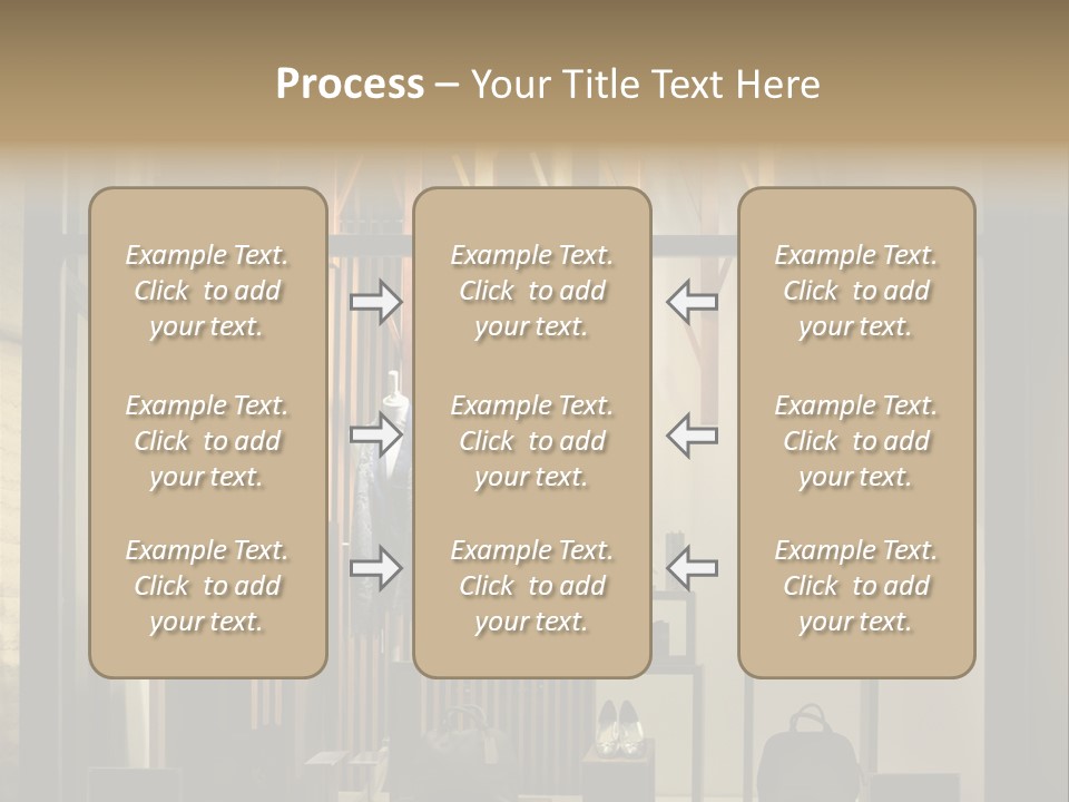 Market Mall Leather PowerPoint Template