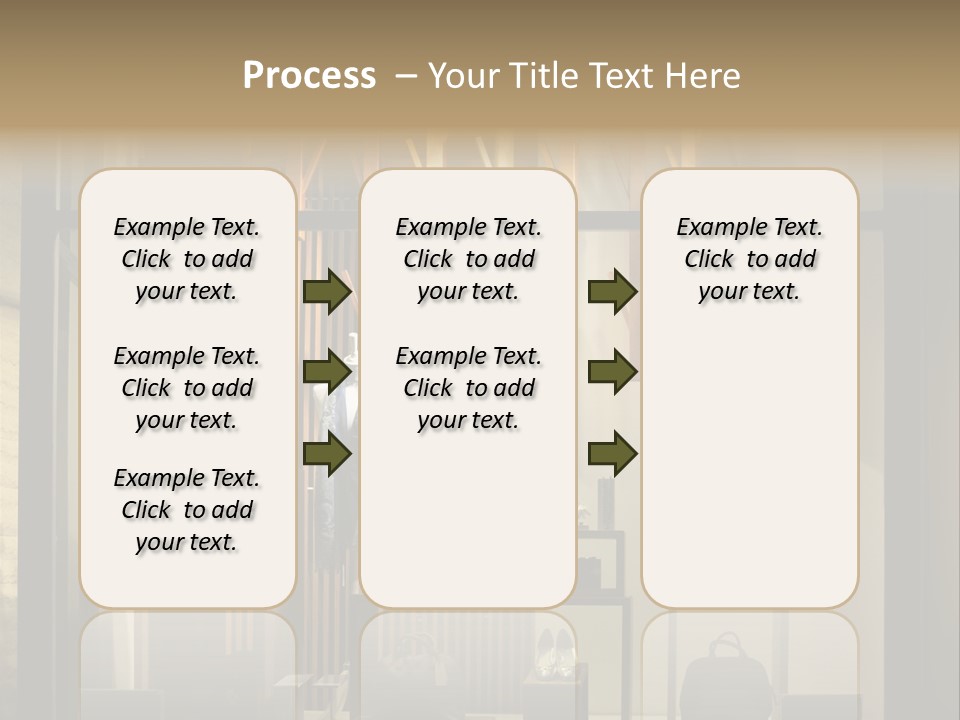Market Mall Leather PowerPoint Template