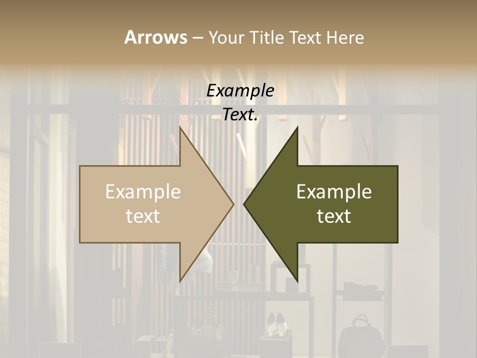 Market Mall Leather PowerPoint Template