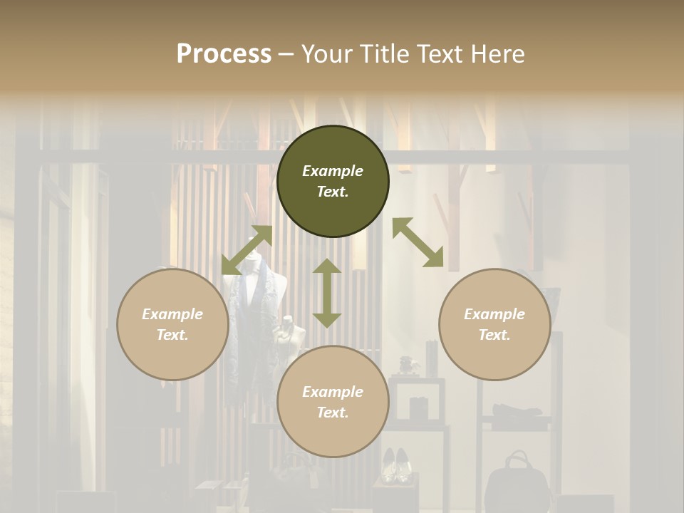 Market Mall Leather PowerPoint Template