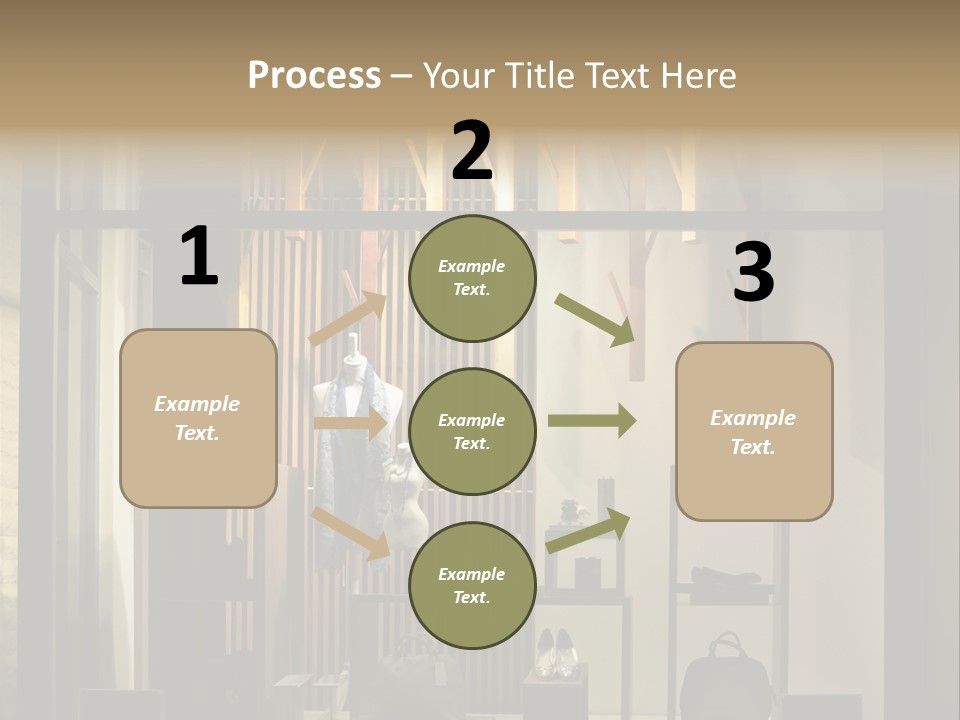 Market Mall Leather PowerPoint Template