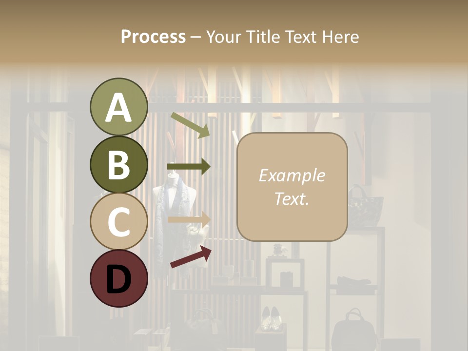 Market Mall Leather PowerPoint Template