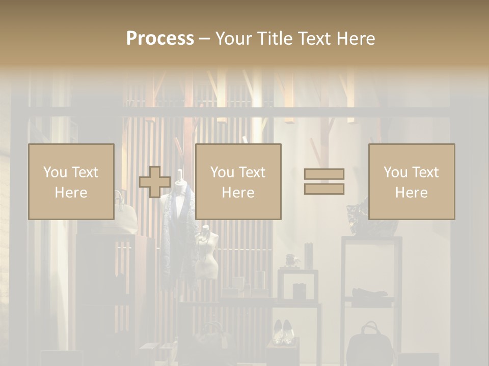 Market Mall Leather PowerPoint Template