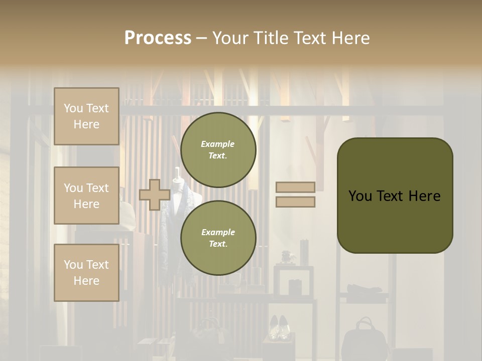 Market Mall Leather PowerPoint Template
