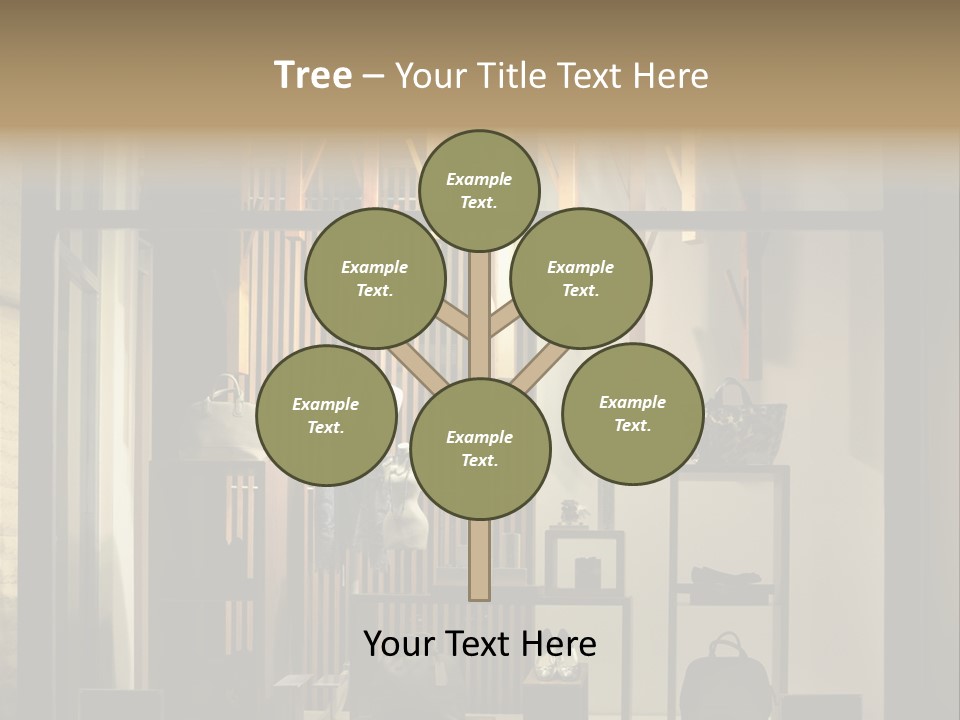 Market Mall Leather PowerPoint Template