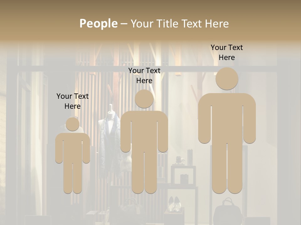 Market Mall Leather PowerPoint Template