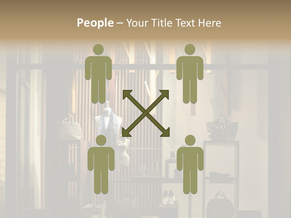 Market Mall Leather PowerPoint Template