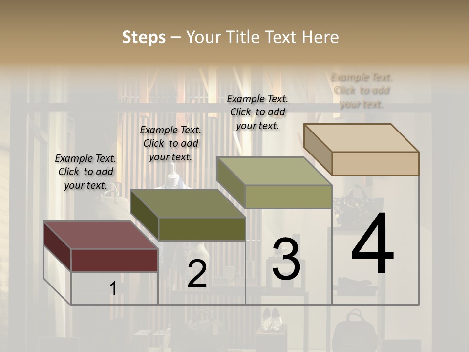 Market Mall Leather PowerPoint Template