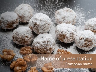 Sweets Christmas Cookies Christmas PowerPoint Template