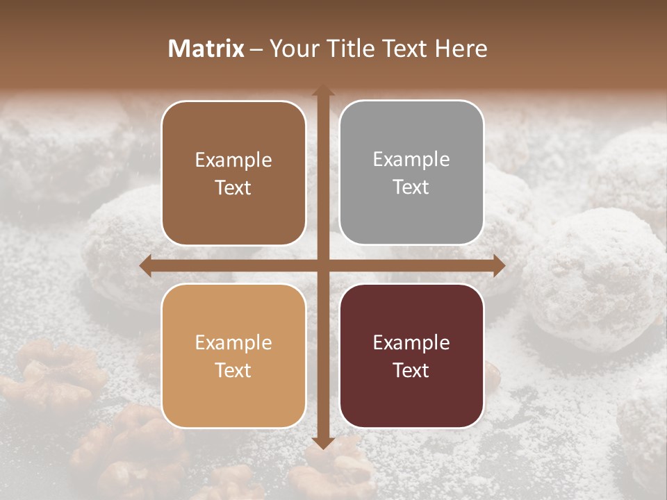 Sweets Christmas Cookies Christmas PowerPoint Template