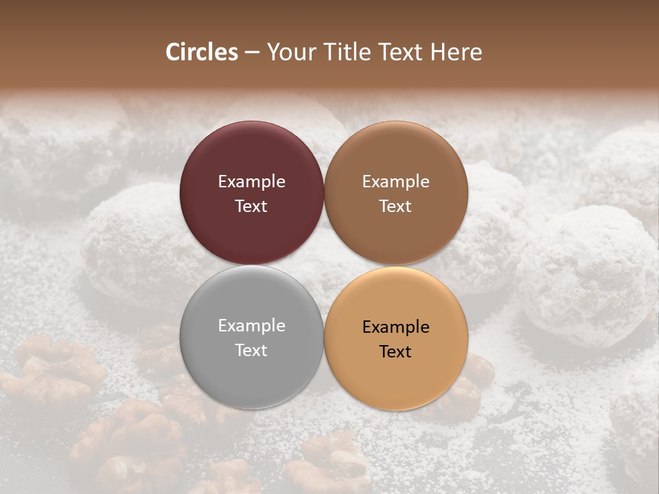 Sweets Christmas Cookies Christmas PowerPoint Template