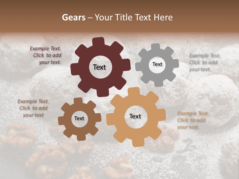 Sweets Christmas Cookies Christmas PowerPoint Template