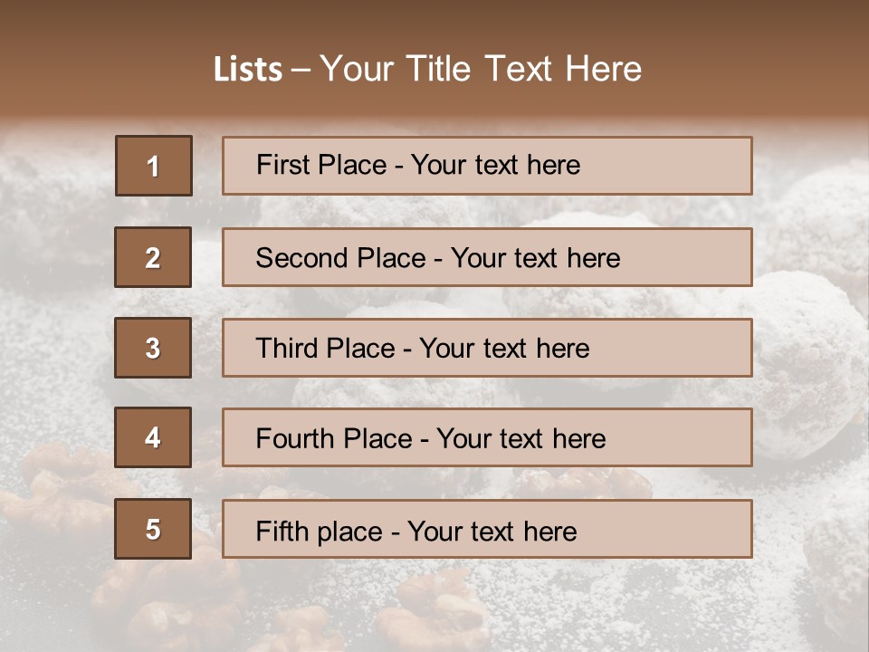Sweets Christmas Cookies Christmas PowerPoint Template