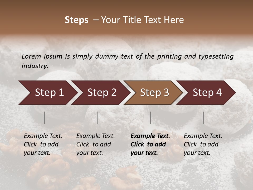 Sweets Christmas Cookies Christmas PowerPoint Template