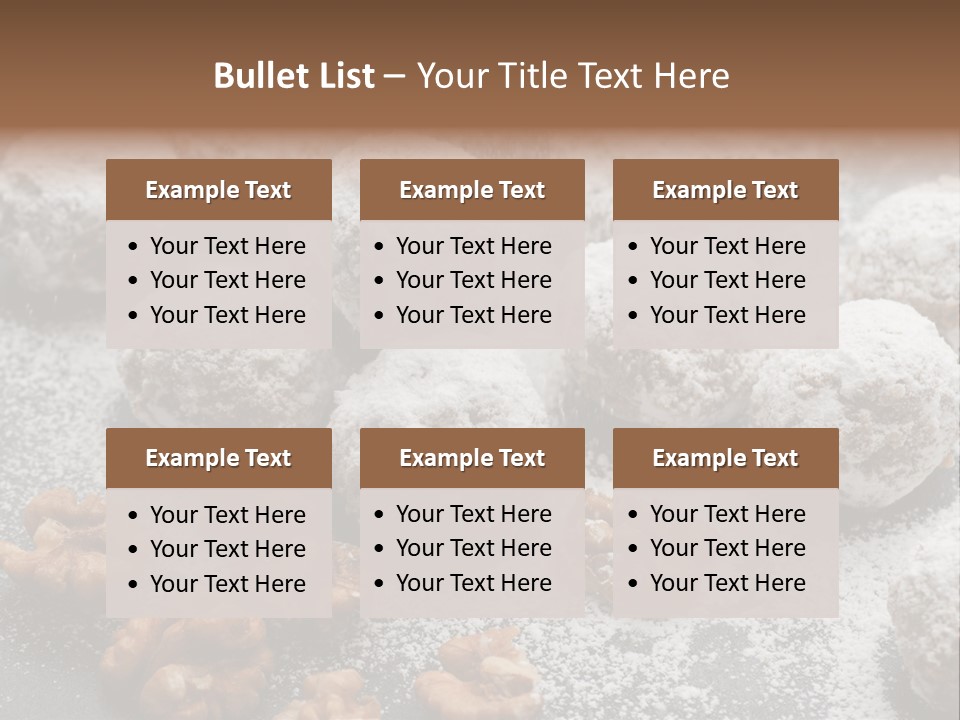 Sweets Christmas Cookies Christmas PowerPoint Template