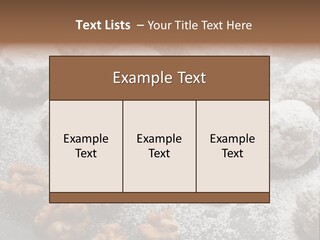 Sweets Christmas Cookies Christmas PowerPoint Template