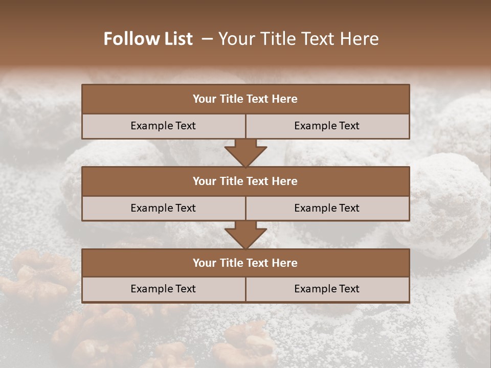 Sweets Christmas Cookies Christmas PowerPoint Template