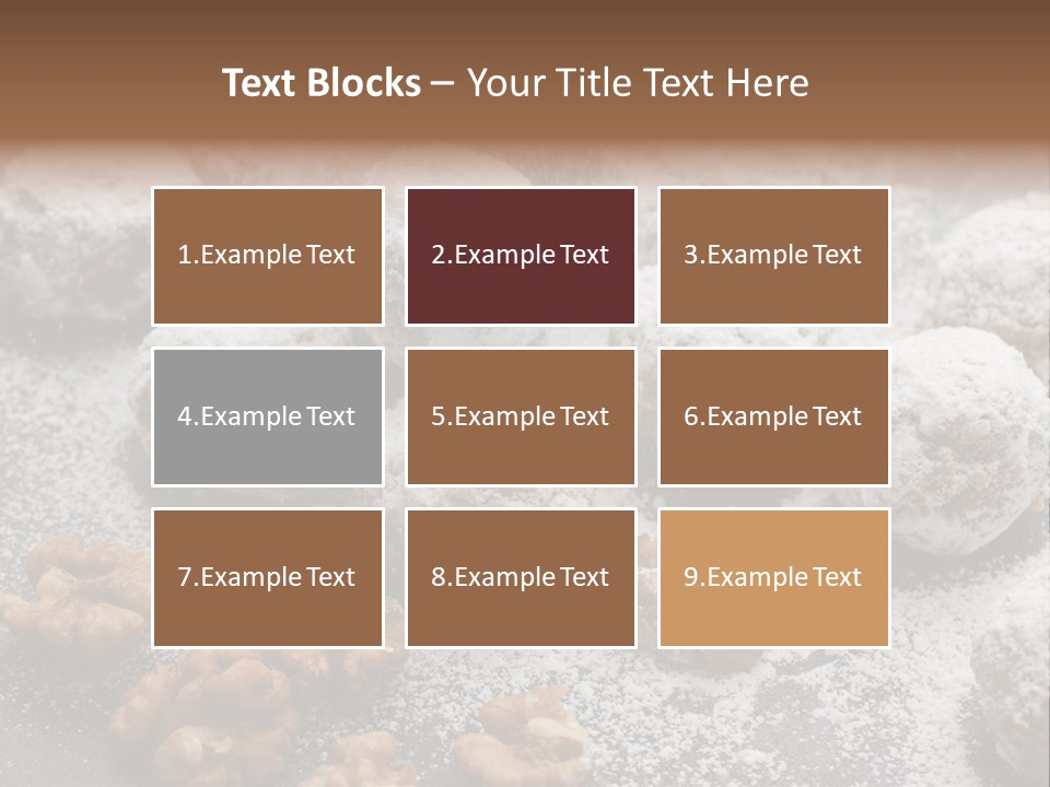 Sweets Christmas Cookies Christmas PowerPoint Template