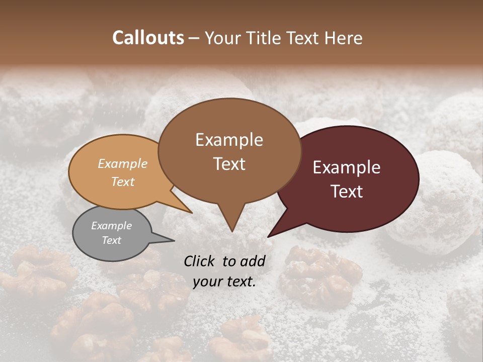 Sweets Christmas Cookies Christmas PowerPoint Template