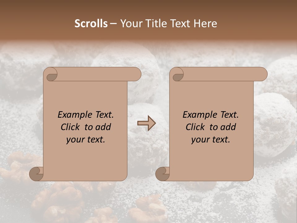 Sweets Christmas Cookies Christmas PowerPoint Template