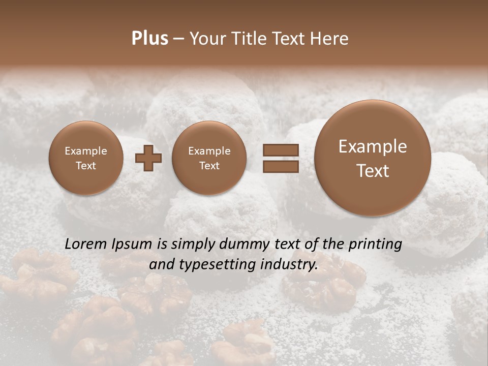 Sweets Christmas Cookies Christmas PowerPoint Template