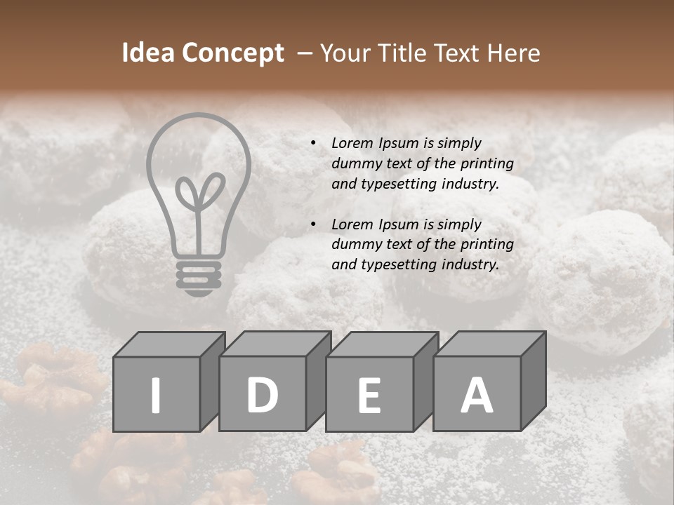 Sweets Christmas Cookies Christmas PowerPoint Template