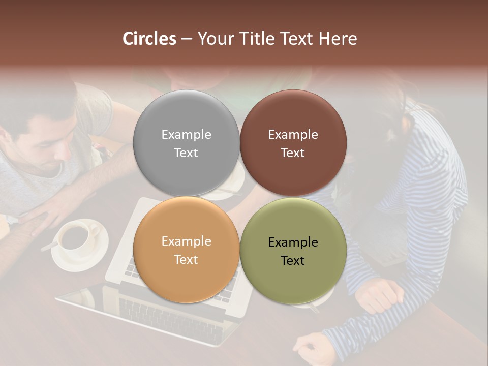 Technology Typing Cafe PowerPoint Template