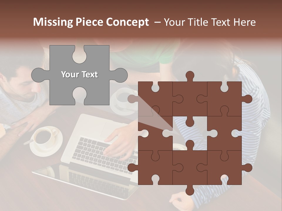 Technology Typing Cafe PowerPoint Template