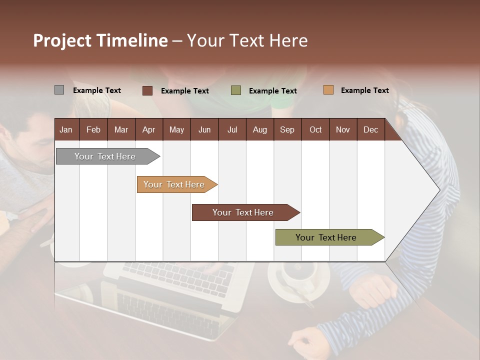 Technology Typing Cafe PowerPoint Template