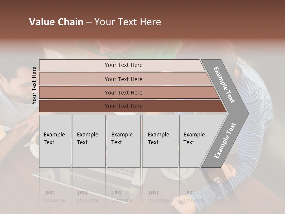 Technology Typing Cafe PowerPoint Template