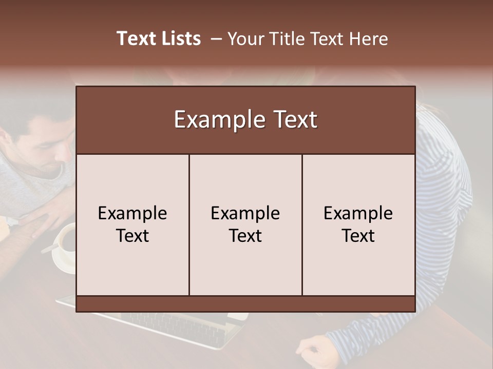 Technology Typing Cafe PowerPoint Template