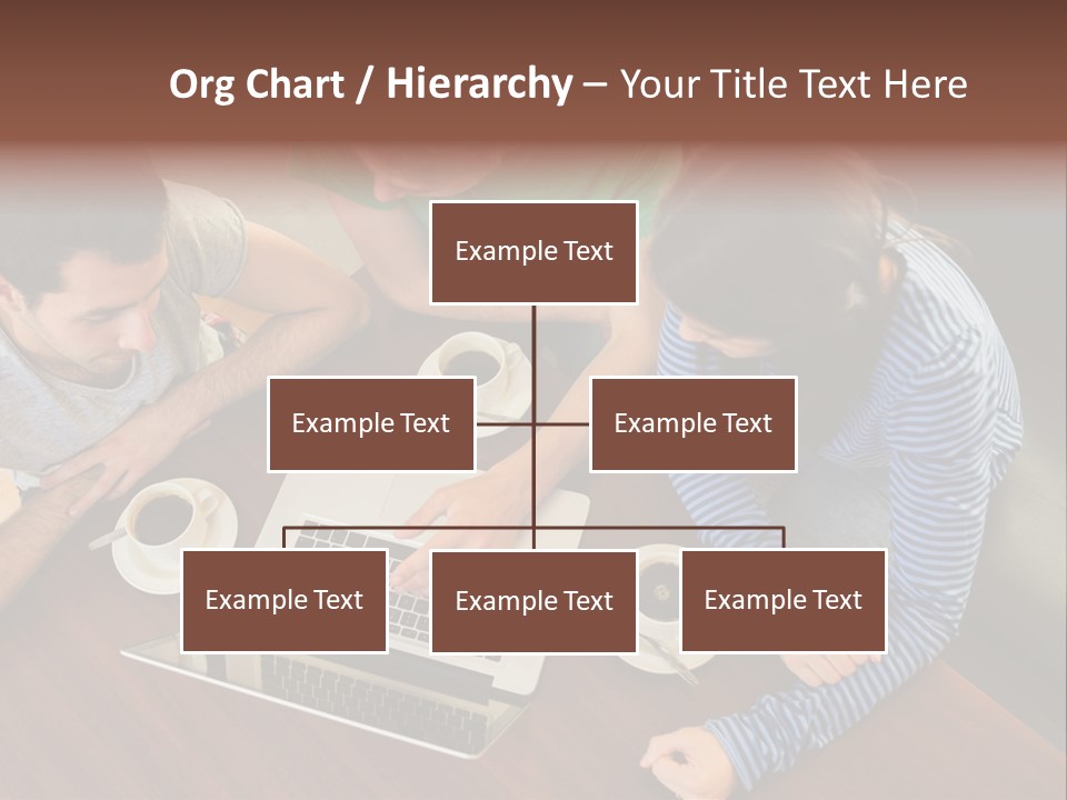 Technology Typing Cafe PowerPoint Template