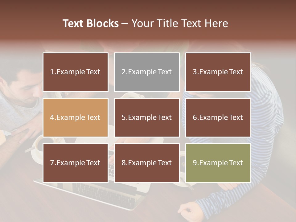 Technology Typing Cafe PowerPoint Template