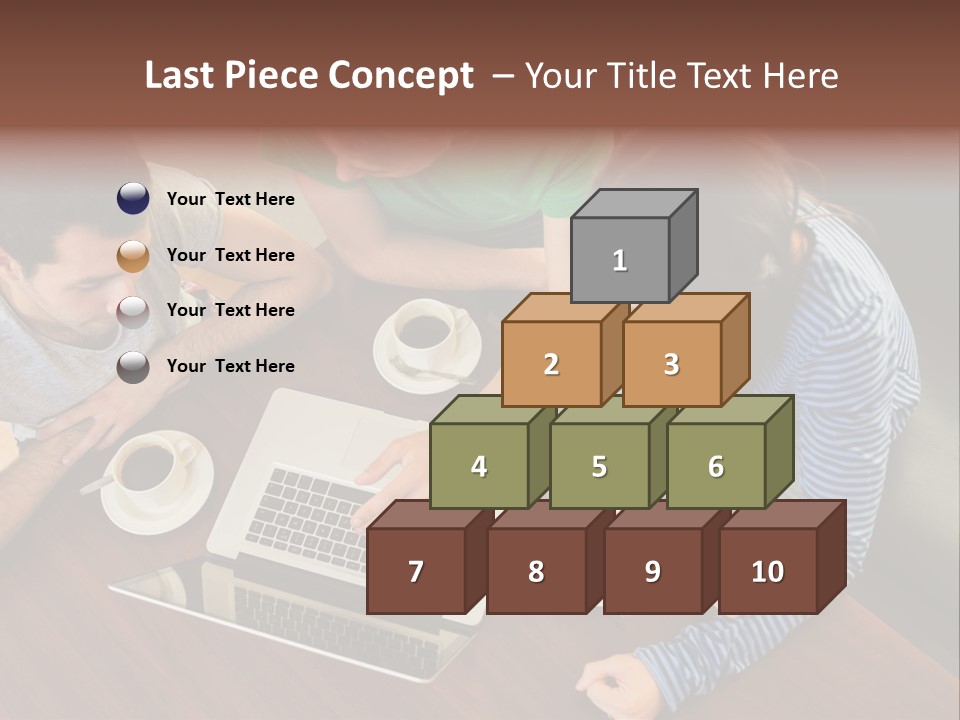 Technology Typing Cafe PowerPoint Template