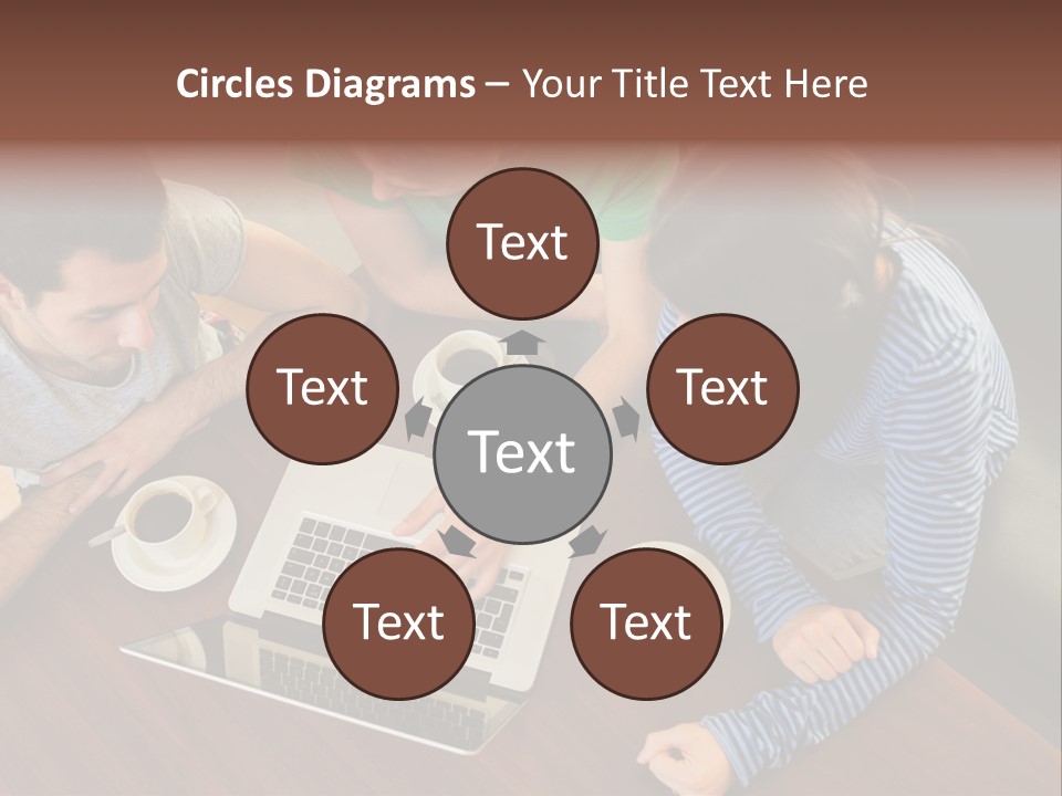 Technology Typing Cafe PowerPoint Template