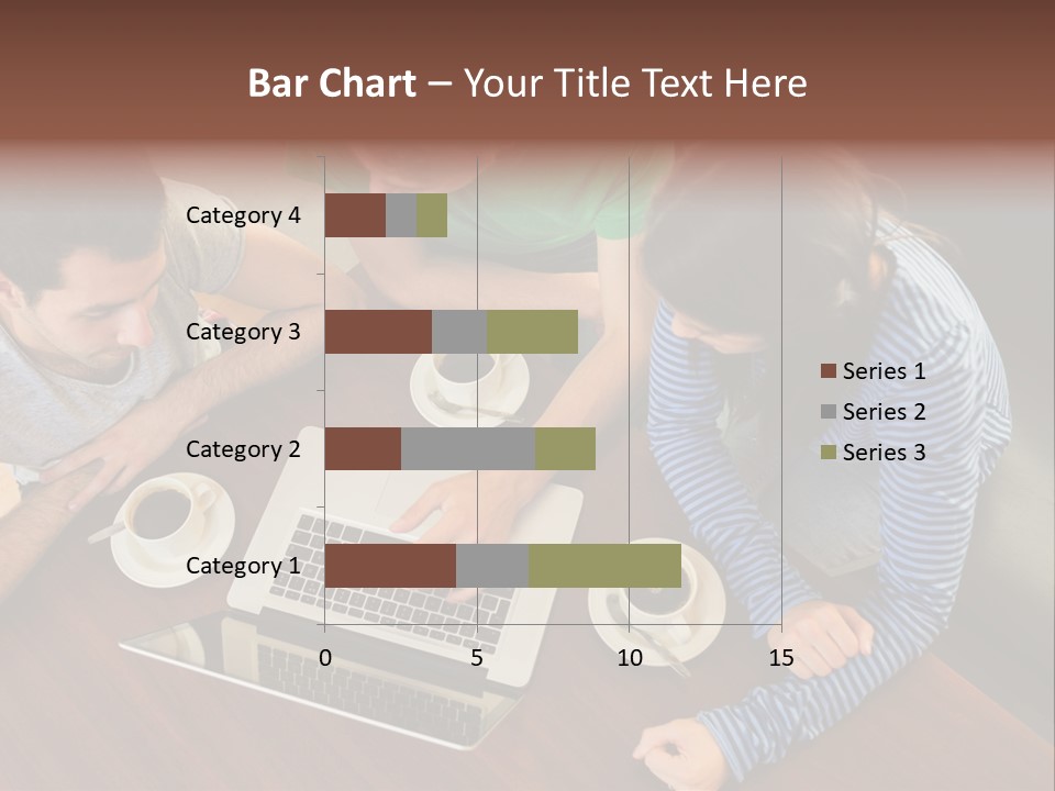 Technology Typing Cafe PowerPoint Template