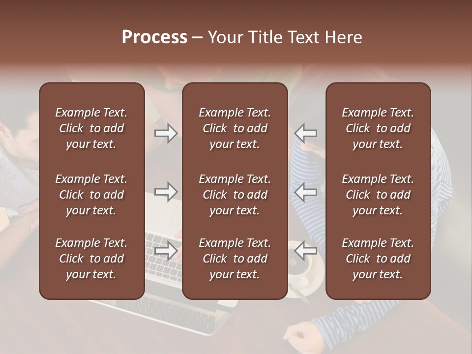 Technology Typing Cafe PowerPoint Template
