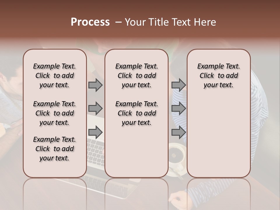Technology Typing Cafe PowerPoint Template