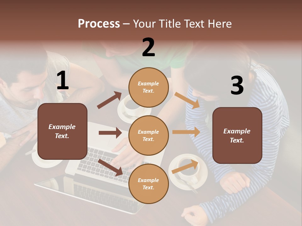 Technology Typing Cafe PowerPoint Template