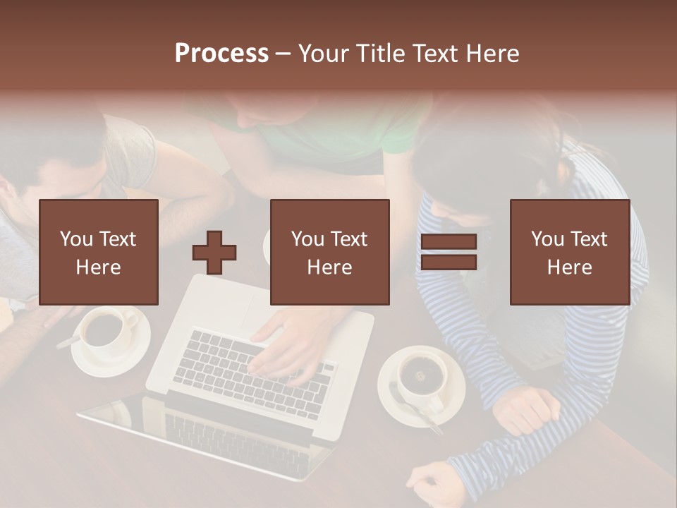 Technology Typing Cafe PowerPoint Template