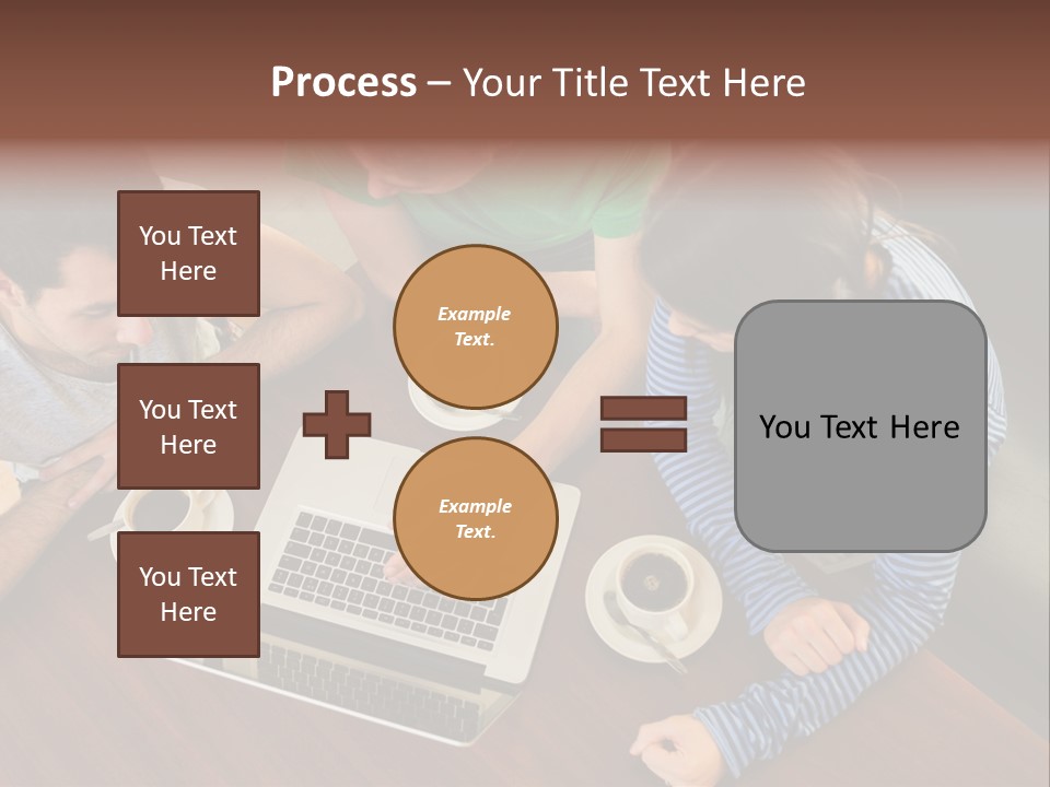 Technology Typing Cafe PowerPoint Template