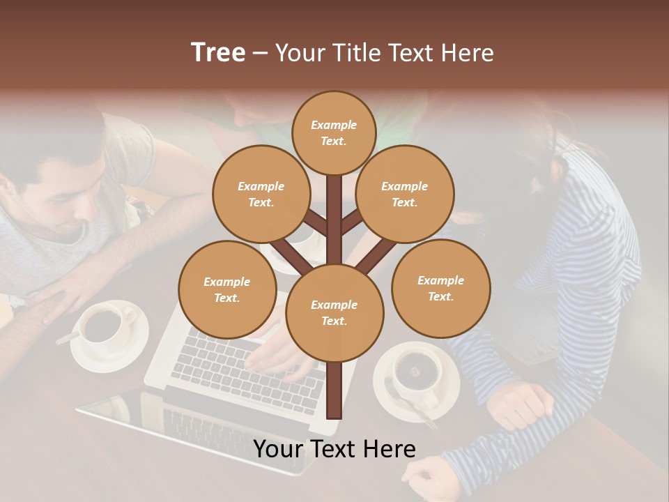 Technology Typing Cafe PowerPoint Template