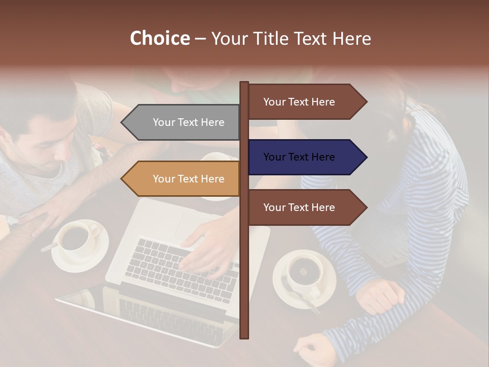 Technology Typing Cafe PowerPoint Template