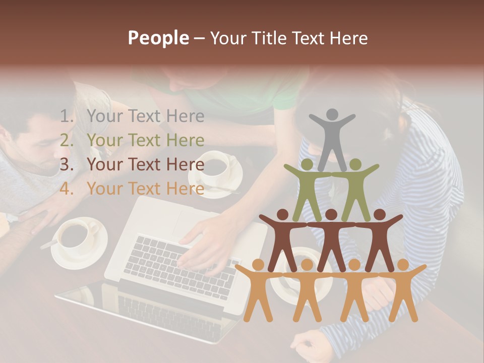 Technology Typing Cafe PowerPoint Template